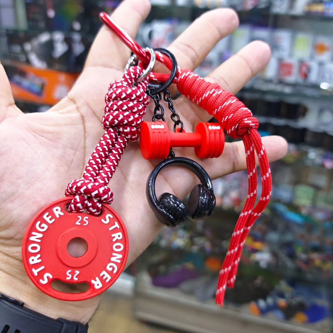 Bodybuilding Keychain - Keychain