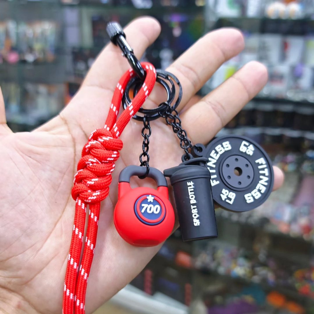 Bodybuilding Keychain - Keychain