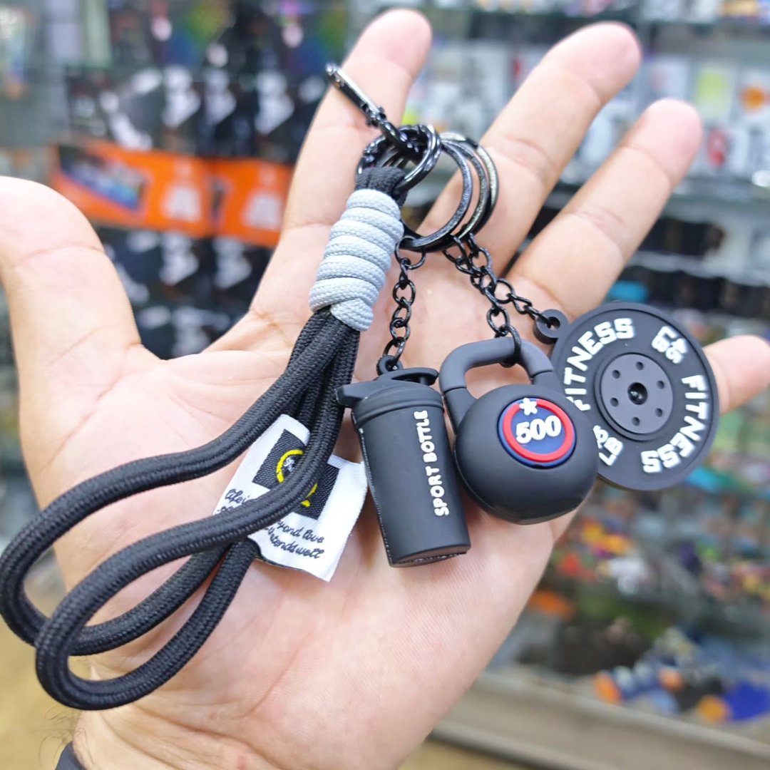 Bodybuilding Keychain - Keychain