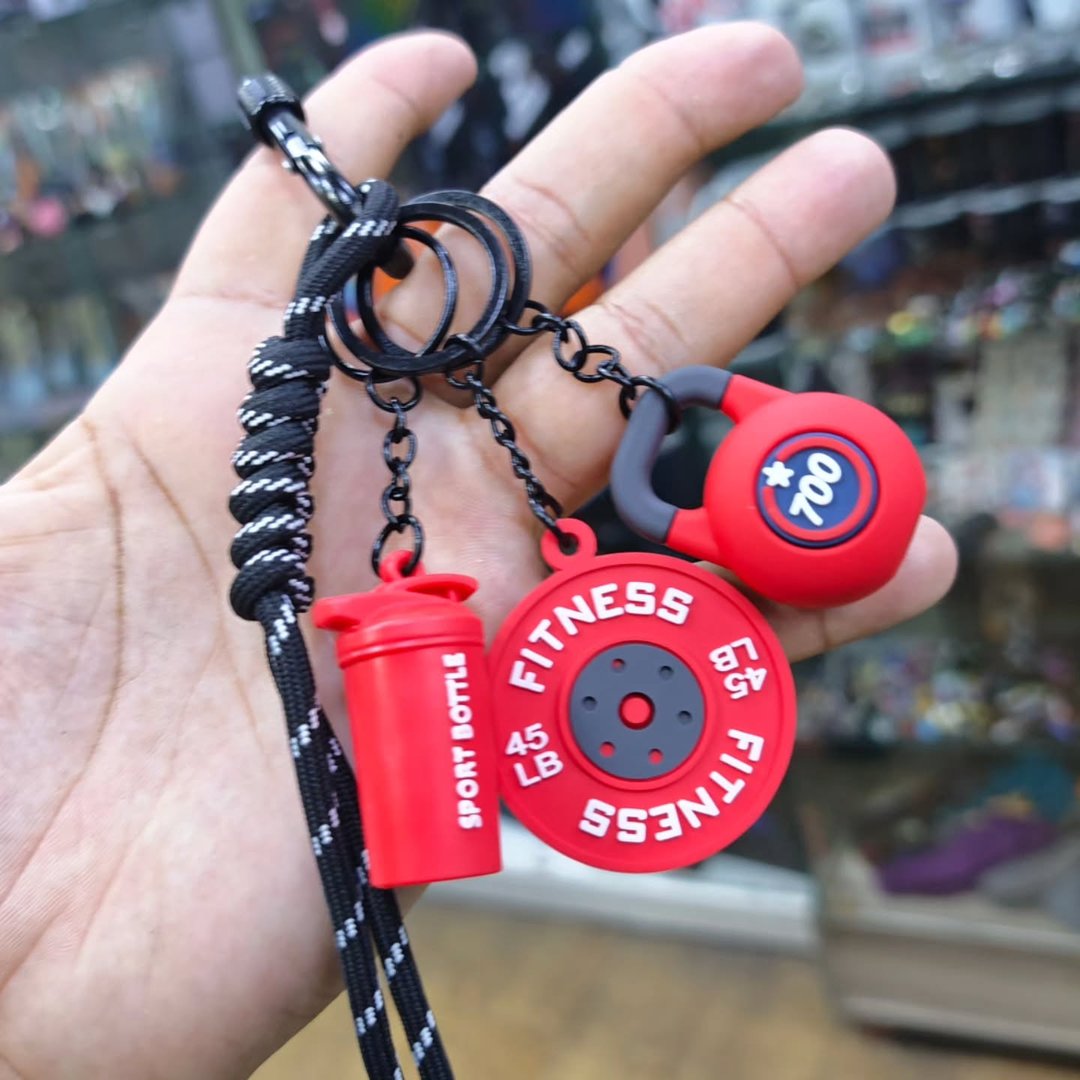 Bodybuilding Keychain - Keychain
