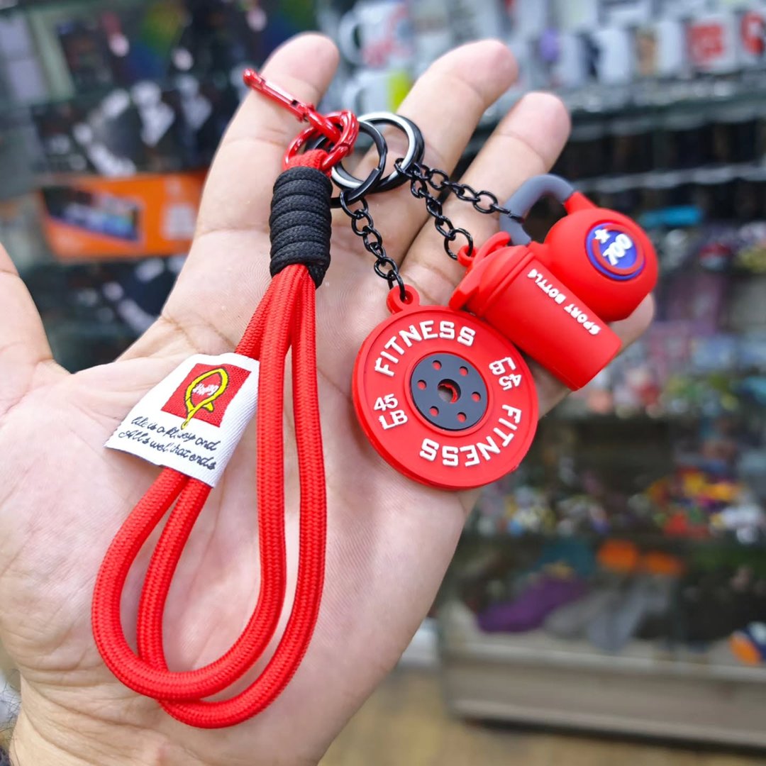 Bodybuilding Keychain - Keychain