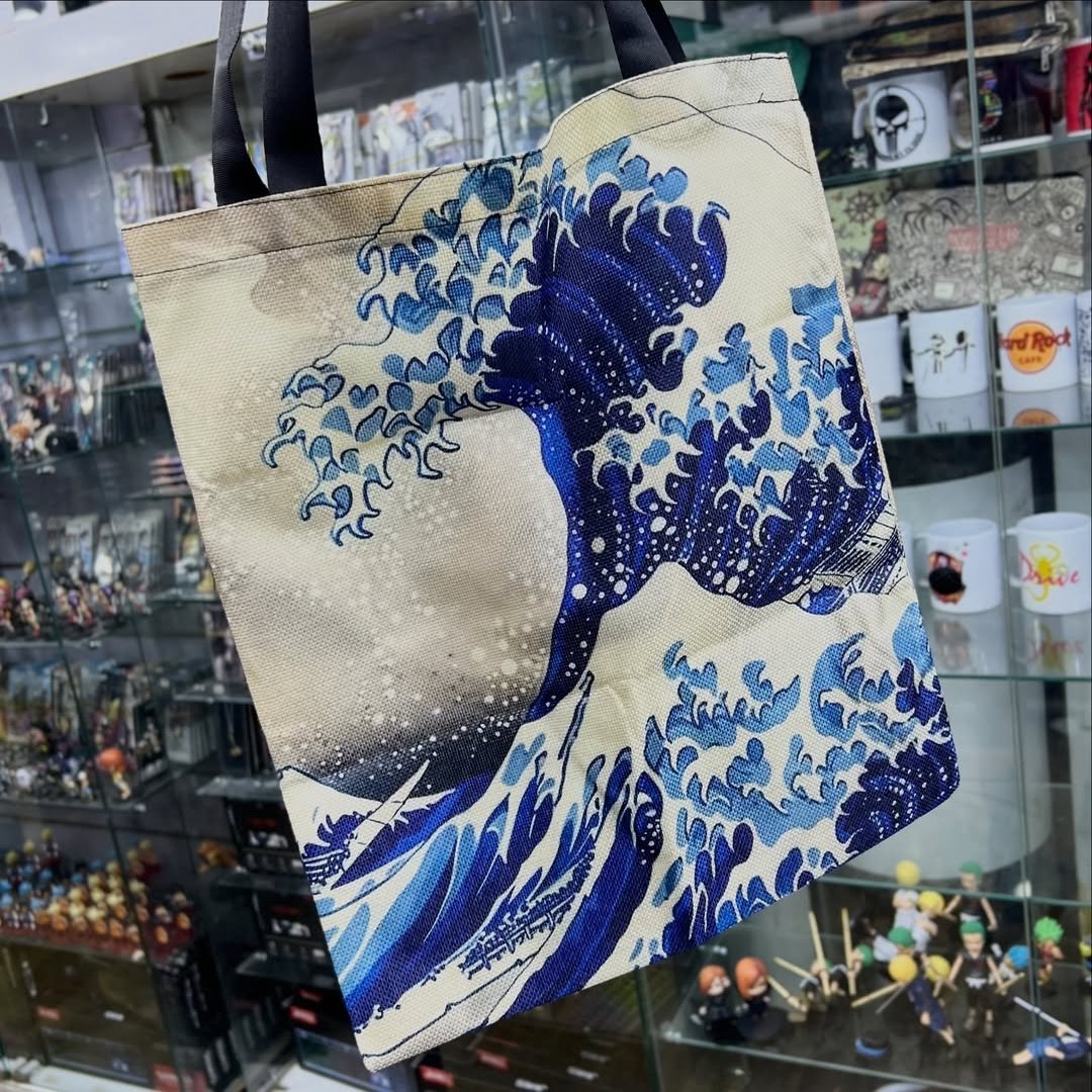 The Great Wave Tote Bag #155 - Tote Bag